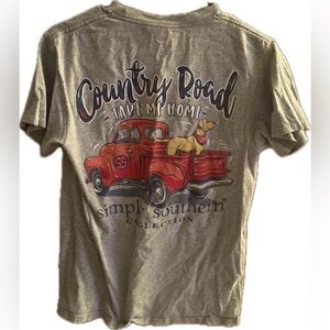 Simply Southern Gray Short Sleeve Tee